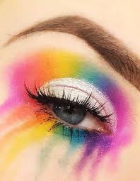 colorful eye makeup ideas for blue eyes