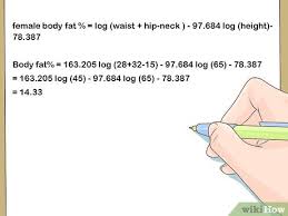 calculate body fat with a tape mere