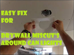 how to repair drywall mistakes around