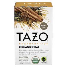 regenerative organic chai tazo tea