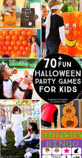70 halloween party games for kids