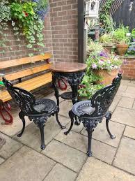 Cast Iron Garden Table With Copper Top