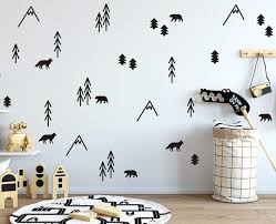 Mountain Wall Decal Nursery Wall Decals