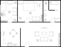 small house floor plan with dimensions