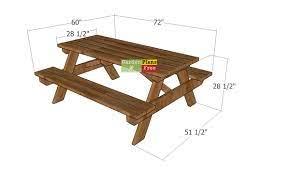 6 foot picnic table plans pdf