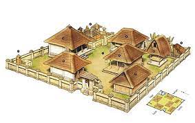 The open green house puts the stress on house and refers to a house that is green. Balinese Traditional House Wikipedia