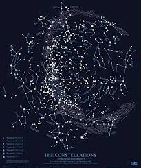 The Constellations Glow In The Dark Star Map Southern Hemisphere