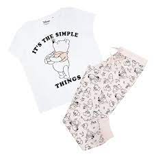 Winnie the Pooh Womens/Ladies Its The Simple Things Long Pyjama Set (TV543)  | eBay