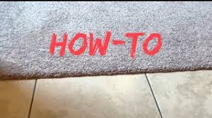 how to carpet to tile transition you