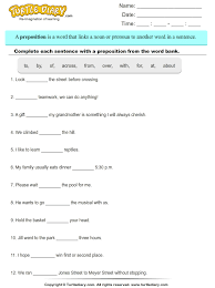 Prepositions, objest add to my workbooks (0) download file pdf add to google classroom add to microsoft teams Choose Correct Preposition To Complete The Sentence Worksheet Turtle Diary