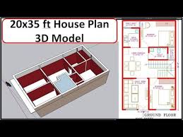 20x35 House Plan 700 Sq Ft House