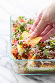 mexican 7 layer dip love and olive oil