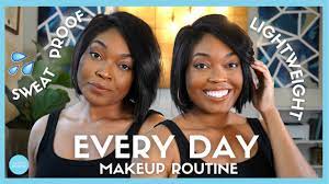 sweat proof everyday makeup routine