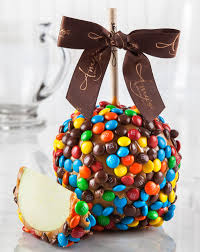 chocolate candy apple m m caramel