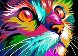 Animals Dog Cat Canvas Wall Pop Art