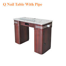 q nail table with pipe 40 inches