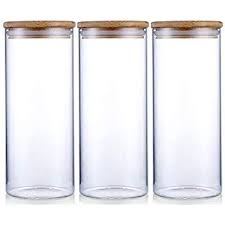 glass storage jar kitchen food
