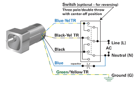 reversing switch to a 3 or 4 wire
