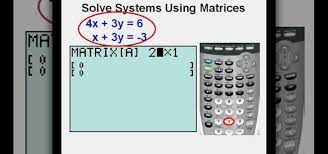 solve matrix equation calculator flash