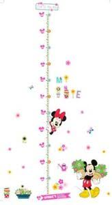 Details About Minnie Mouse Spring Flowers Growth Chart Wall Decal Stickers Childs Bedroom Cm