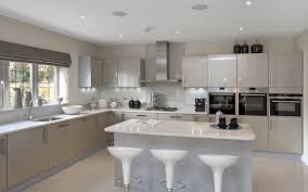 colour goes with grey kitchen units