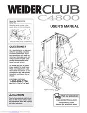 Weider Club C4800 Manuals