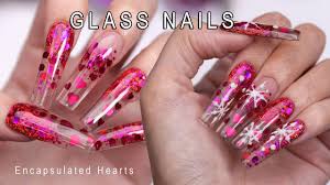 gl acrylic nails sugared nail art