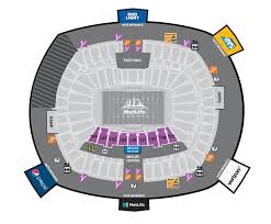 Always Up To Date Metlife Seating Chart With Seat Numbers