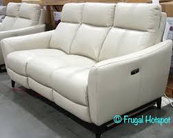 crosslin leather sofa and loveseat at