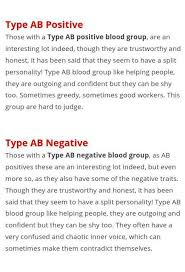 Ab Blood Type Looking For More Information About Blood Type