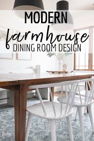 Modern Farmhouse Dining Room Design