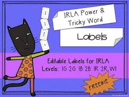 This Freebie Includes Editable Printable Labels For Irla