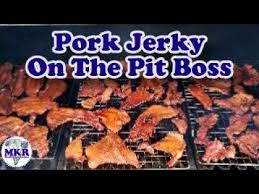 smoked pork y on the pit boss