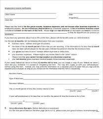 Verification Of Employment Form 9 Free Word Pdf Documents