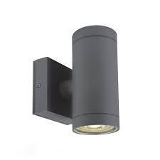 cylinder outdoor up down wall light