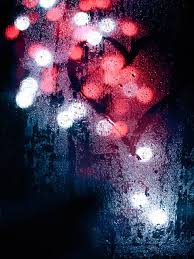 lights in the rain wallpaper wallery