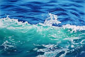 Ocean Waves 27 Seascape Watercolour