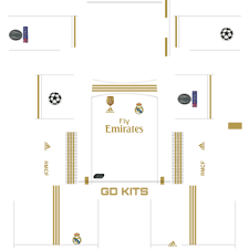 Kits real madrid 20/21 para. Kits Real Madrid Uefa Champions League 2019 2020 Dls Fts 15 Coisas Para Comprar