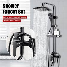 Bathroom Shower Faucet Set Matte