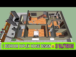 House Plan Design 3 Bedroom Duplex