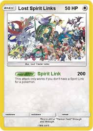 Passport book and/or card at a time. Pokemon Lost Spirit Links