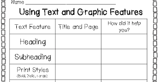 Printables Nonfiction Text Features Worksheets Joomsimple