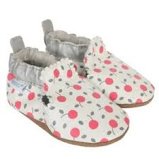 Details About Robeez Cherry Pie Soft Soles Baby Shoes Size 12 18 Months