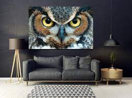 Owl Wall Art Owl Modern Wall Decor