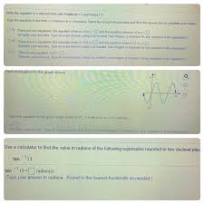 Sine Function With Amplitude Chegg