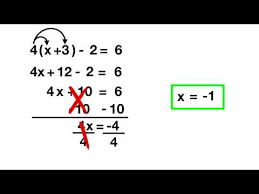 Multi Step Equations Distributive
