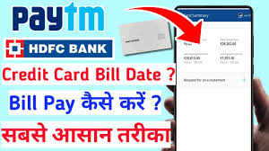 paytm hdfc credit card ka bill kaise