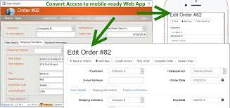 convert access database to web