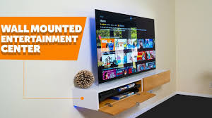 Notify me when this product is available: Diy Wall Mounted Entertainment Center Part 2 Youtube