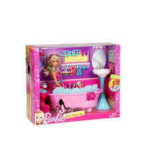 Heute wird #barbies neues badezimmer geliefert. Barbie Und Ihre Mobel Badezimmer Accessoires Mattel Futurartshop